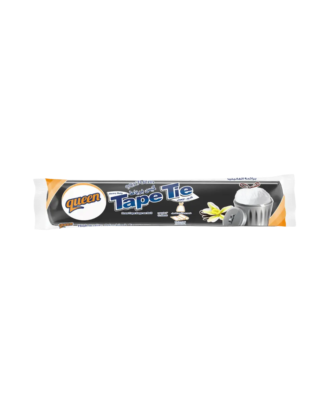 Trash Bags  Tie Large 12p Queen  Vanilla