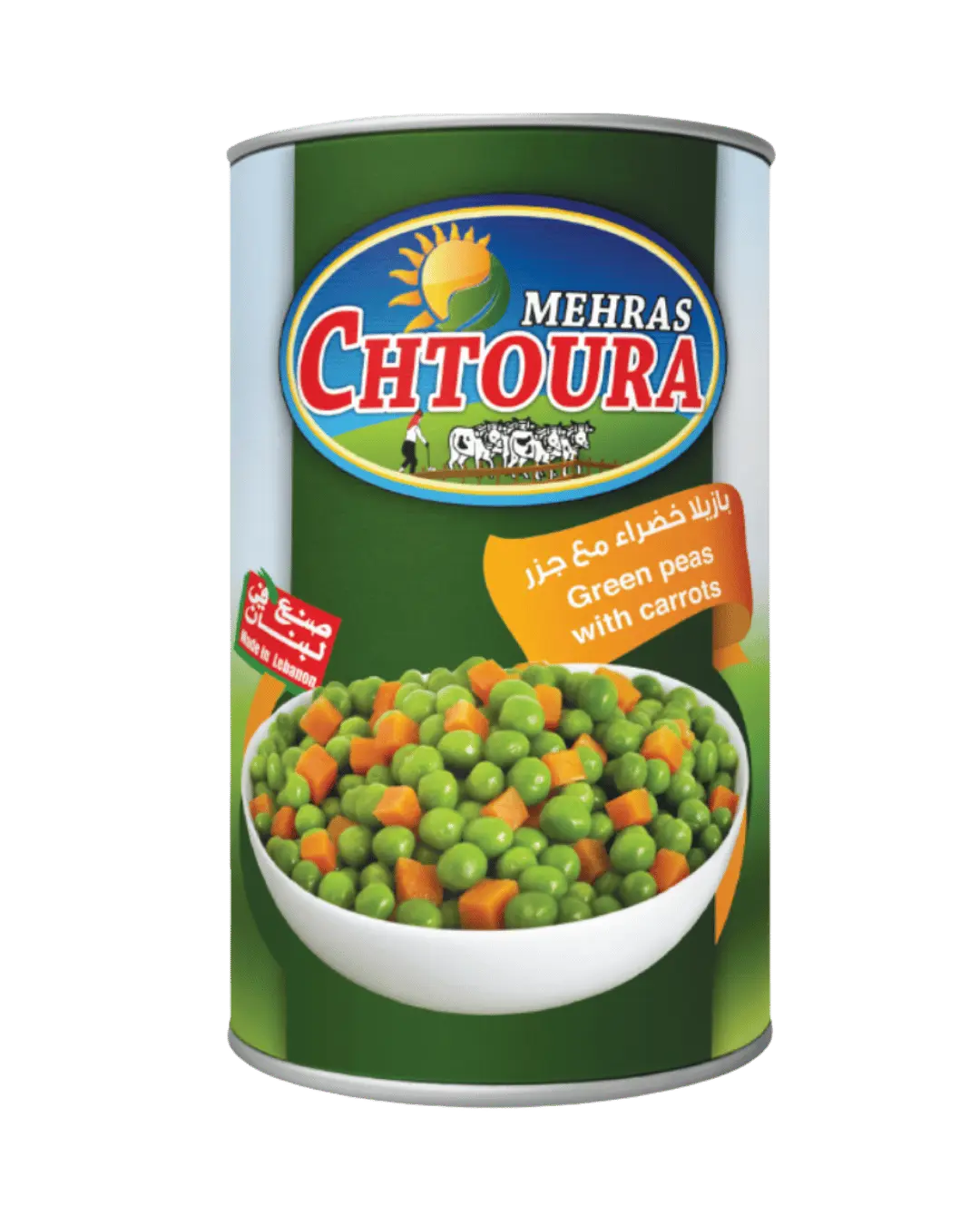 Mehras Chtoura Green Peas & Carrots 400g